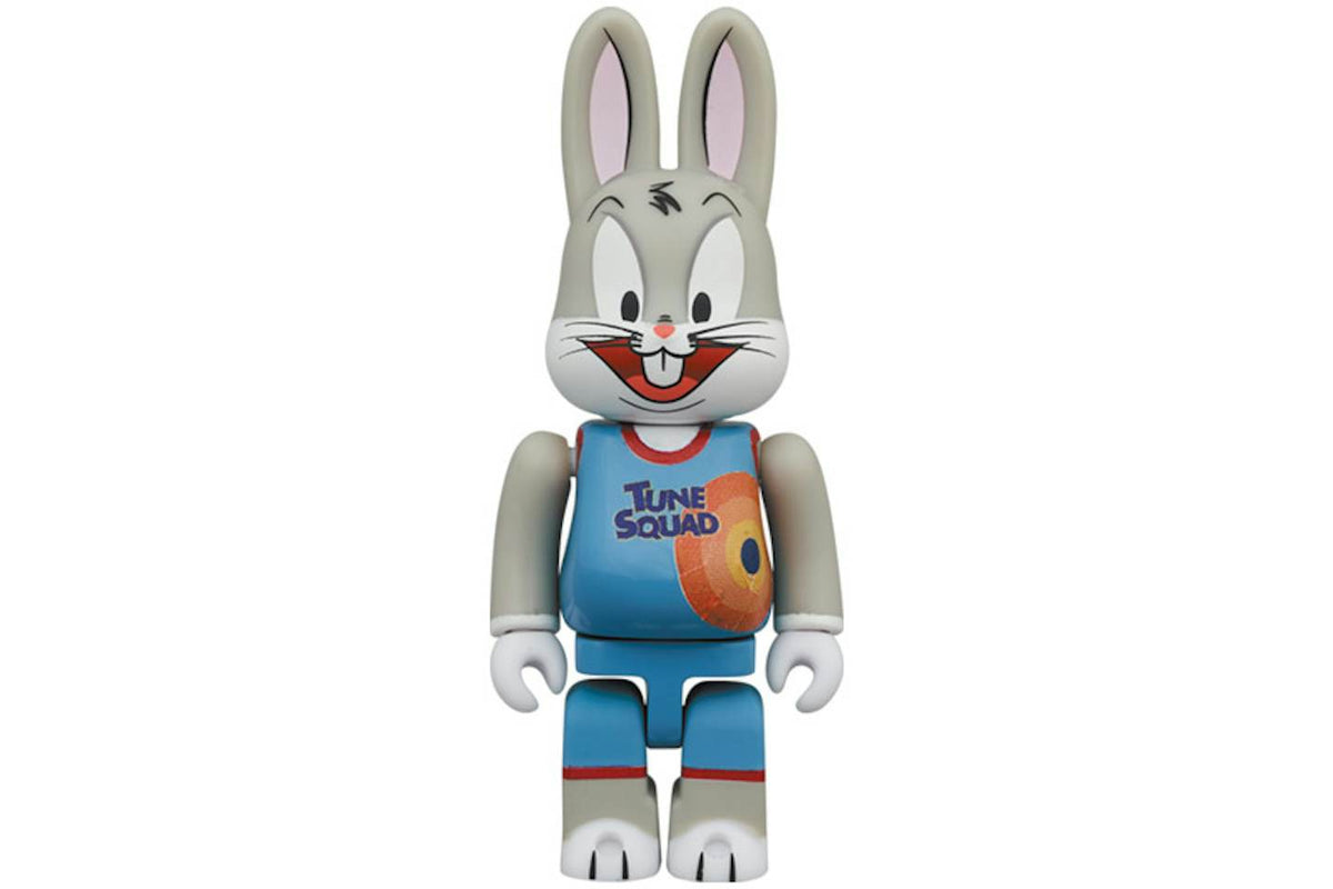 Bearbrick x Space Jam: A New Legacy Rabbrick Bugs Bunny 100% & 400% Set Grey - view 3