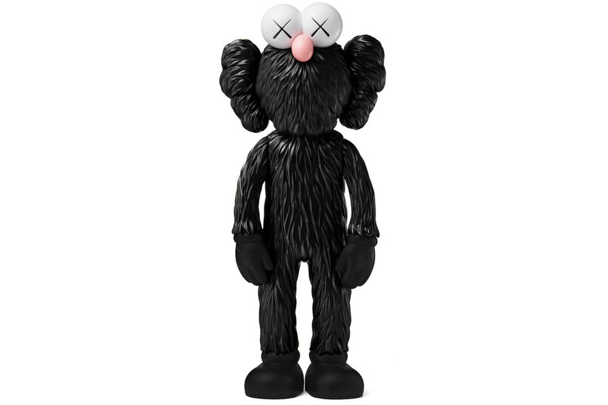 KAWS BFF Open Edition Vinyl Figure Black - view 1
